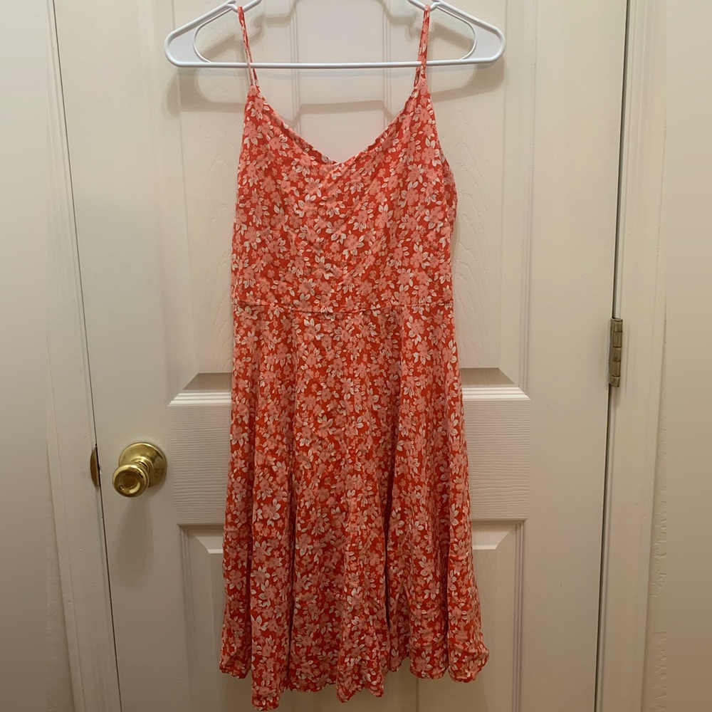 Gap Floral Spaghetti Strap Dress